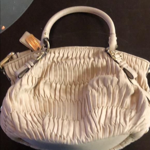 Coach Madison Sofia Vanilla Gathered Leather Hobo - Picture 3 of 7